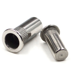 M4 - M12 Stainless Steel 304 Flat Head Ribbed Body <strong>Closed</strong> <strong>End</strong> <strong>Rivet</strong> <strong>Nuts</strong>