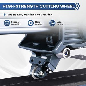 Tile <strong>Cutter</strong> 48 Inch, Manual Tile <strong>Cutter</strong>,Tile Cutting Machine Laser Hand Tool for Precision Cutting Porcelain Ceramic Floor Tiles - Product Image 4