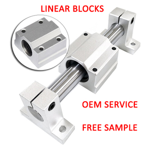Cojinete de bloque lineal SC20LUU SCS20LUU, piezas CNC SC20LUU, unidad deslizante de aluminio, juego de riel de guía lineal, 20mm - Product Image 5