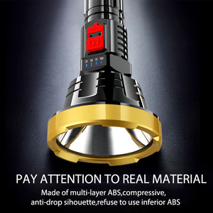 100000 Lumen 1000m Long Range Super Bright ip66 Wasserdichter eingebauter Akku Wiederauf ladbare USB p70 LED-Taschenlampen - Product Image 2