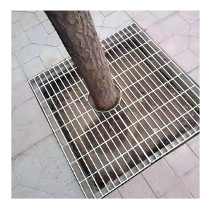 用于树根保护的优质耐用耐高温钢格板镀锌防滑格栅图案 - Product Image 1