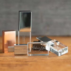 Acrylkristall USB-Stick Custom Design Logo 8GB zu 512GB Flash Laufwerk 2-in-1 C-Typ pendrive für Souvenirs und Geschenke - Product Image 1