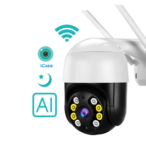 Cámara IP Wifi de 5MP para exteriores, seguimiento automático humano, PTZ cámara domo de velocidad giratoria, aplicación XM Icsee, compatible con grabadora Nvr - Product Image 1