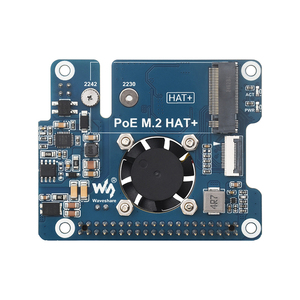 Адаптер Raspberry Pi 5 PCIe к M.2 с поддержкой PoE NVMe протокол M.2 твердотельный накопитель 802.3af/Стандарт сети Pi 5 PoE HAT