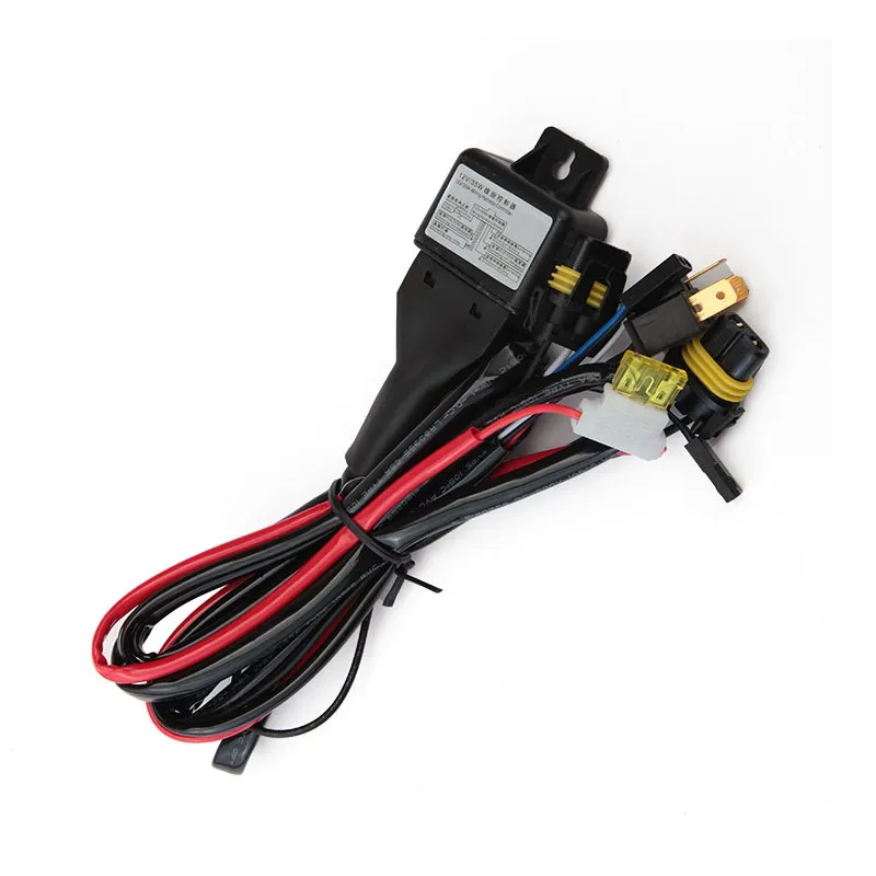 HYML-arnés de cable de Xenón hid, accesorios de lámpara bi-xenón, relé H4, arnés de relé hid de 12v y 35w, cables de relé hid de H4Hi/Lo