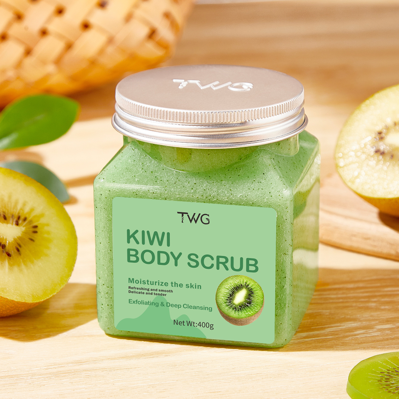 5928 TWG Kiwi Bath Salt Body Scrub 400g (English Version)