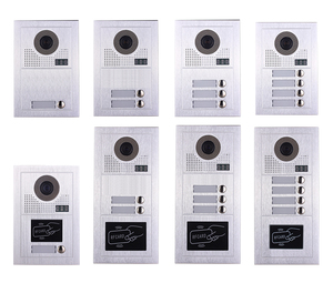 Sistema de intercomunicación multiapartamento Monitor de pantalla de 4,3 pulgadas desbloqueo intercomunicador para 12 apartamentos - Product Image 5