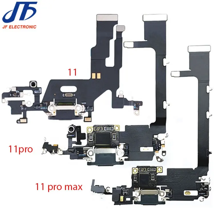 Laden flexibel für Iphone 11 Pro Max Usb-Ladegerät-Hafen Dockverbinder mit Mic Flex-Kabel-Ersatz