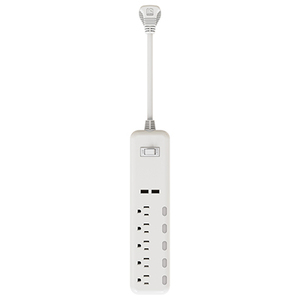 Zwave 800 Series Power Strip 5 enchufes puertos USB cargador multifunción monitoreo de energía App Control USA Smart Power Strip - Product Image 1