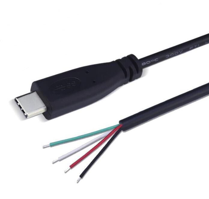 Negro 4 cables datos+carga Negro