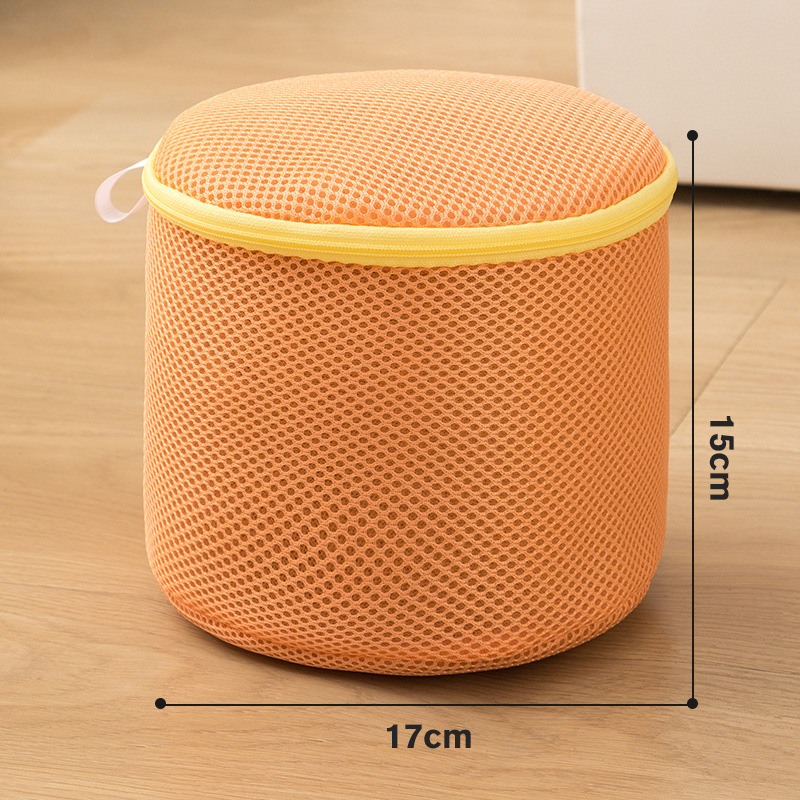 Sac de lavage intimité 15*17cm en orange vif