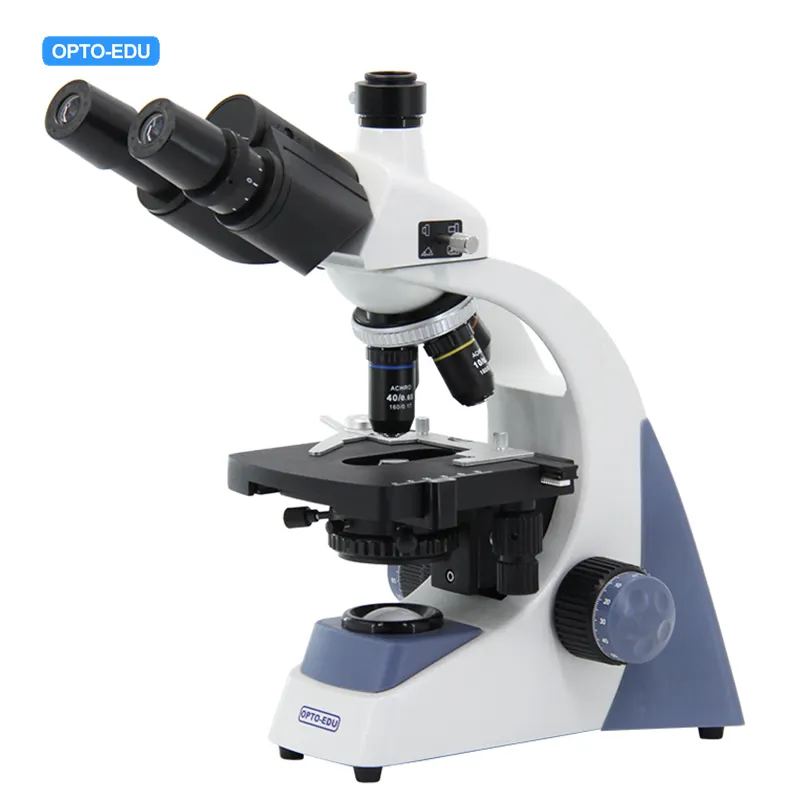 Microscópio óptico biológico do laboratório binocular OPTO-EDU A12.1303-T para o laboratório do hospital