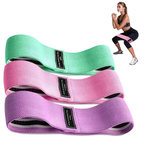 Bandas de resistencia para las piernas y el trasero antideslizante elástico botín bandas 3 niveles bandas de ejercicio conjunto para las mujeres y los hombres - Product Image 1