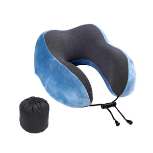 Có thể điều chỉnh cổ gối du lịch gối Bộ nhớ bọt hỗ trợ di động có thể gập lại Ergonomic cổ tử cung phần còn lại máy bay xe thoải mái - Product Image 2
