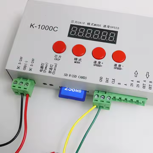 Controlador de tarjeta SD para control de luz, controlador de tarjeta SD de 5-24V máx. 2048 píxeles, 4 canales, salida 6A - Product Image 1