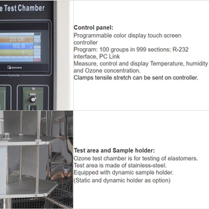 אוזון הזדקנות התנגדות Tester תא אוזון הזדקנות מבחן התנגדות מכונה גומי