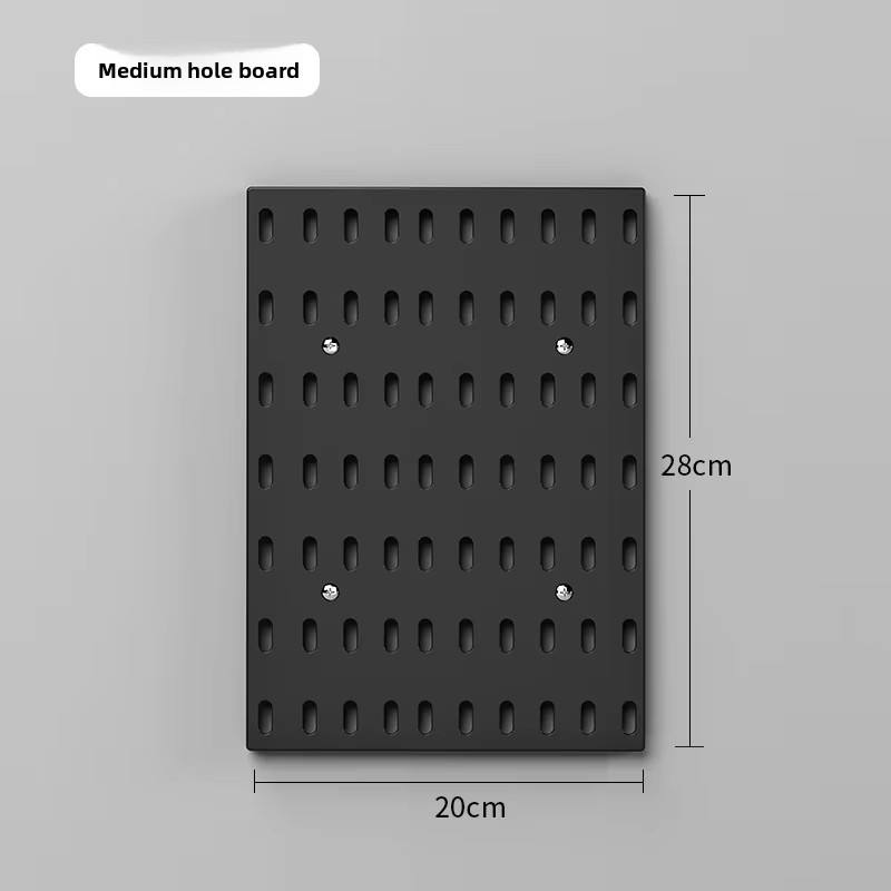 Panneau perforé moyen-noir 28*20cm