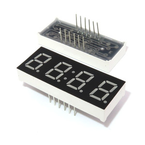 Neue 0,4-Zoll-LED-4-stellige rote 7-Segment-LED-Anzeige mit Uhren anzeige