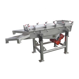DZJX Ss Vibro Cleaner Máquina de tamiz de pantalla vibratoria lineal móvil para clasificar nueces de Macadamia Residuos de construcción de soja - Product Image 3
