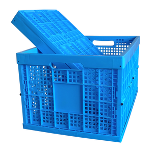Contenedores plegables de malla apilable de plástico con diseño plegable y apilable Powerking 2025 - Product Image 4