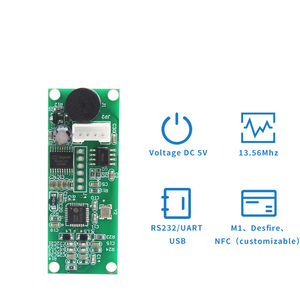 13.56MHz IC Read <strong>RFID</strong> NFC Chip <strong>Reader</strong> <strong>Module</strong> Small Size Access Control Card <strong>Reader</strong> USB RS232 UART Interface Internal Antenna