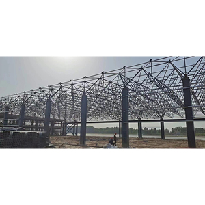 Análisis de elementos finitos de la distribución de la carga en el hangar de la aeronave Marco espacial Estructuras de techo Diseño de hangar de avión - Product Image 4