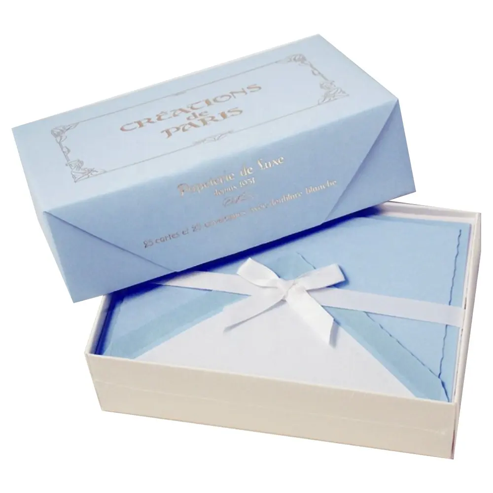 Плоские открытки с краями и конверты на подкладке, лазурные синие 1931 Росси, поздравительные открытки в итальянском стиле