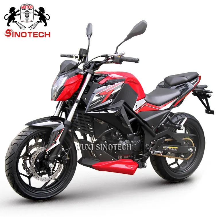 Puissant vélo de sport haute vitesse moto automatique chopper streetbike 250cc 400cc essence course moteur lourd