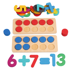 益智数学游戏数字匹配玩具1-10数字计数学习玩具儿童逻辑思维游戏玩具 - Product Image 1