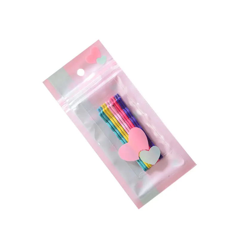 Hot Sale 10 Pcs Ins Colorful Simple Hair Pin Hair Accessories Bobby Pin Women Hair Clip For Girls