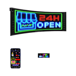 Đầy đủ màu di chuyển dẫn hiển thị dấu hiệu cho Bluetooth app điều khiển linh hoạt <span class=keywords><strong>LED</strong></span> chiếu sáng dấu hiệu - Product Image 1