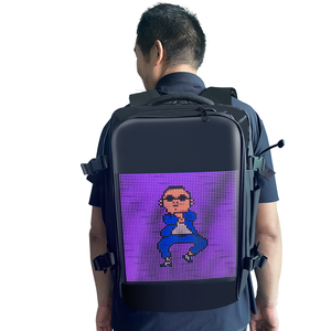 Mochila LED programable Pantalla Led impermeable Pantalla 3D Mochila Pantalla de publicidad inteligente Mochila escolar - Product Image 2