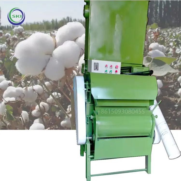 Máquina automática separadora de sementes de algodão, máquina de rolo do tipo de algodão