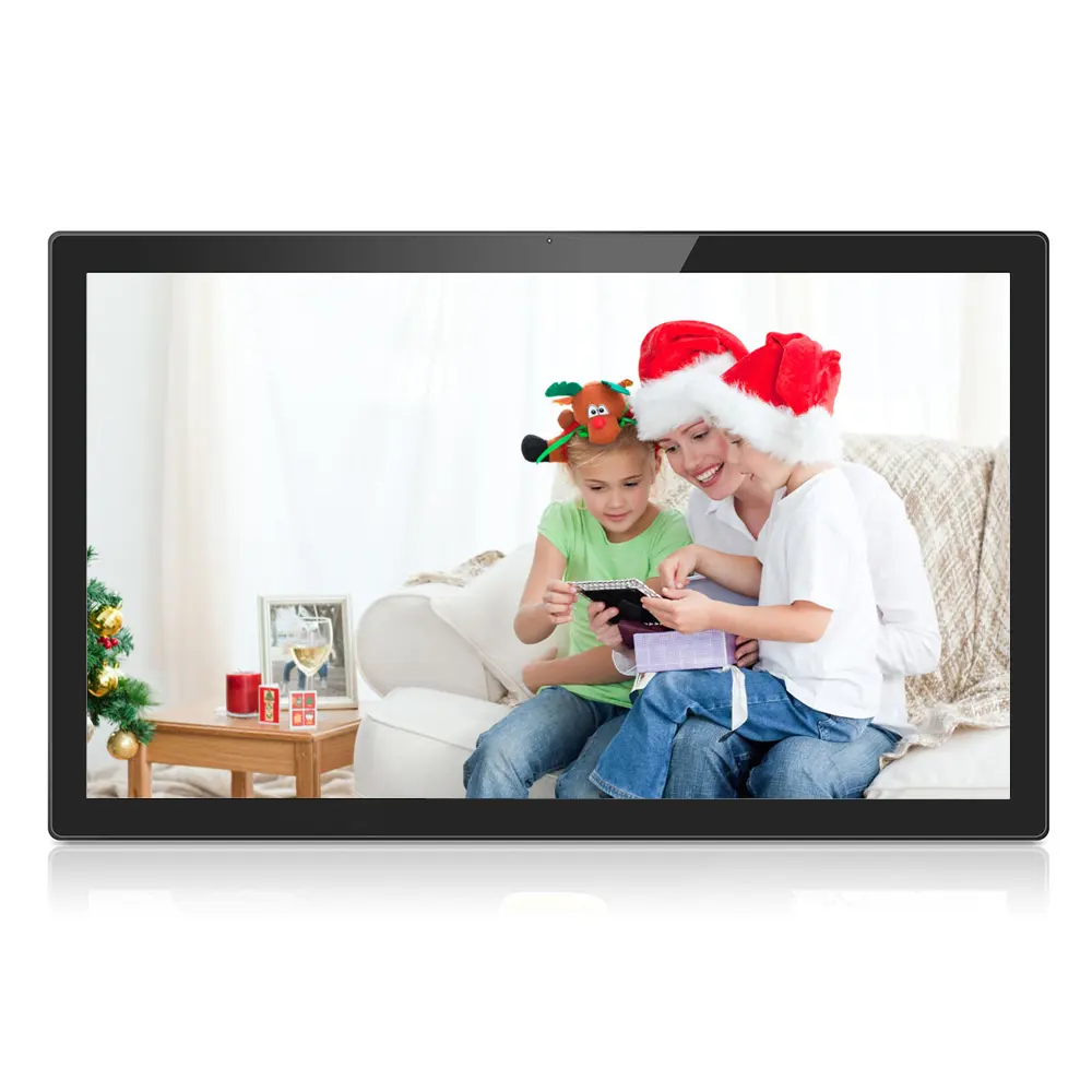 2023 Mais recente 7 8 10 12 15 17 19 22 25 32 polegada IPS LCD vídeo Pendurado wi-fi digital picture photo frame para presentes de Natal