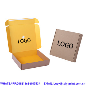 Scatole di imballaggio di e-commerce semplice con <span class=keywords><strong>Display</strong></span> individuale per imballaggio in scatola di tela di cartone