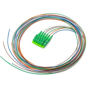 Sonlandırılmamış 6/12 fibere sıcak satış LC/APC ceketsiz renk kodlu Single tek modlu PVC(OFNR) 0.9mm Fiber optik lif - Product Image 1