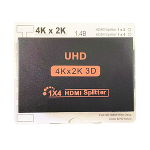 Divisor HD Una entrada Cuatro salidas Video de alta definición 1 entrada 4 salidas HD1 Divisor cuádruple Divisor de pantalla cuádruple