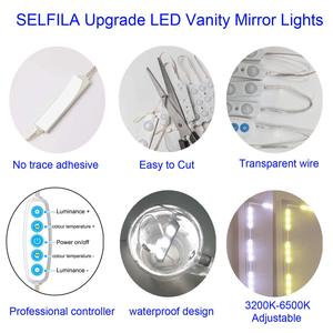 <strong>Led</strong> Vanity Mirror Lights Kit, <strong>5</strong> Color Hollywood Style Vanity Make up Light, 11ft with Dimmable Color and Brightness Lighting