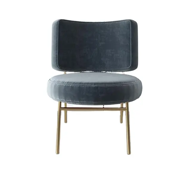 Phòng ngủ sợi nhỏ vải sofa ghế Nhà cung cấp Bắc Âu ghế đơn sang trọng ý tối giản giản giản dị ghế sofa thiết kế hiện đại