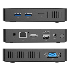 Mini pc portatile gioco CPU J3710 WIN 11 8GB 64G 128G RAM ssd mini computer a buon mercato pc computer desktop intel - Product Image 2