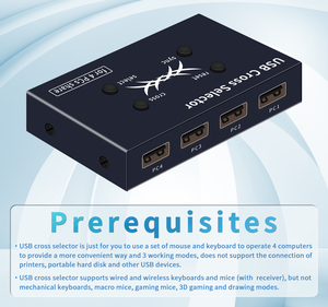 Conmutador KVM SYONG 4K con control remoto, 4 puertos USB, teclado compartido, ratón, Monitor, impresora para HDMI 2 3 4 PC 8, conexión de ordenador - Product Image 4