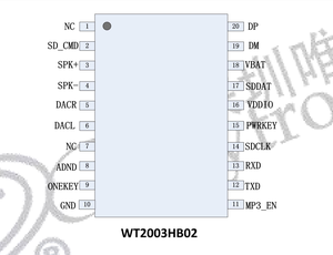 WT2003 Voice Module WT2003HB02 <strong>High</strong> <strong>Quality</strong> Playback Recording Module with TF <strong>Card</strong> and U Disk Storage - Product Image 2