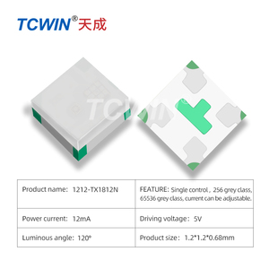 Tcwin ไฟ LED แบบตั้งโปรแกรมได้ IC SMD LED ไดโอด TX1812N5 1212 SMD LED ชิปโมดูล RGB ไฟแถบ LED พร้อมเพลง - Product Image 6