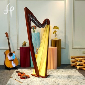 Profesyonel bir 38-String kolu olmadan İrlanda arp Pedal lir arp yuvarlak ses kutusu için yeni başlayanlar öğretim öğrenciler için - Product Image 6