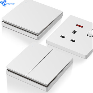 Interruttore a parete Standard di nuovo Design Uk 1/2 modo 1/2/3/4 interruttori elettrici a pulsante e presa per alimentazione interruttore luce domestica - Product Image 3
