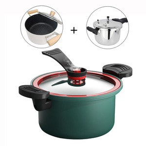 <strong>New</strong> Non-stick Cast Iron Micro Pressure <strong>Cooker</strong> Seal Ring Cookware Sets Soup &amp; Stock Pots Micro Pressure <strong>Cooker</strong> With Handle