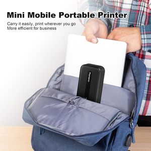 Termal mektup kağıt makinesi Mini A4 yazıcı Phomemo taşınabilir belge yazıcı baskı notları okulda uygun - Product Image 6