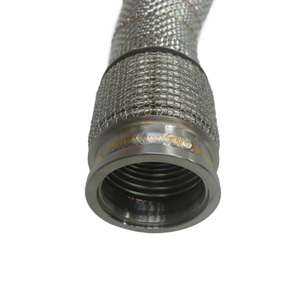 SS304ท่อไอเสียสเตนเลสไหลสูงท่อดาวน์ไลท์สำหรับ F90 M5 BMW 2018-2021 4.4T ท่อไอเสียแบบ S63ตรงพร้อมเกราะป้องกันความร้อน - Product Image 4