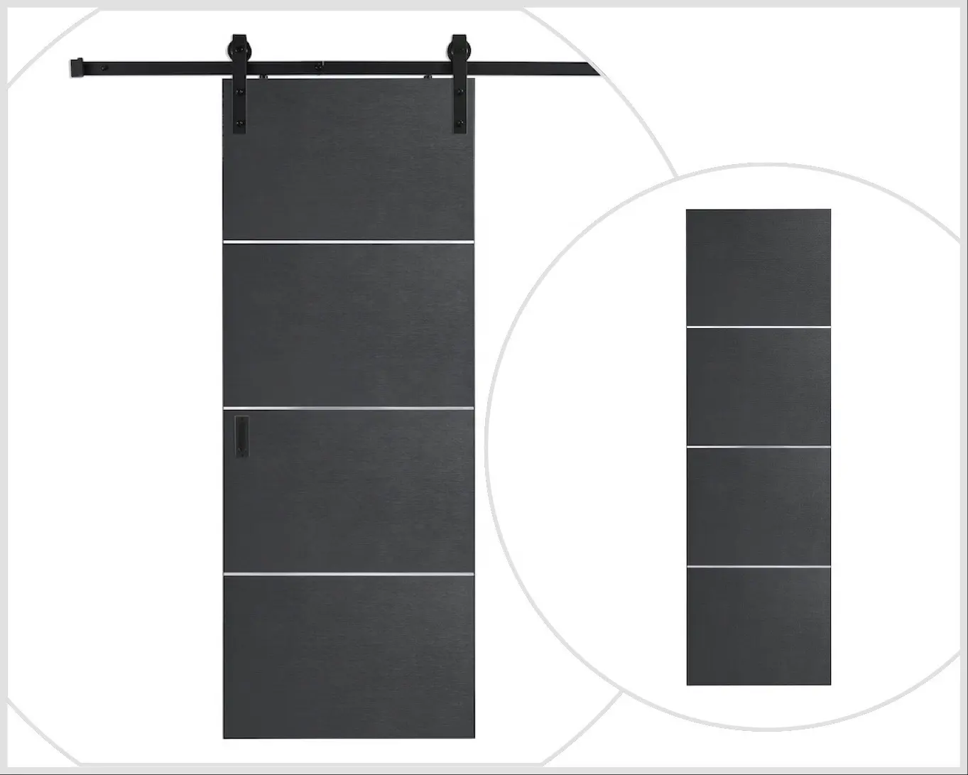 Progettazione di porte di legno dell'interno su ordinazione americana del MDF rivestita stagnola del PVC di nuovo disegno più economico per la stanza