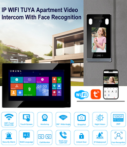 Factory OEM ODM Tuya <strong>Wifi</strong> Wired Intercom Systems for Apartment Building Face Recognition Door Unlock Access Control System - Product Image 4